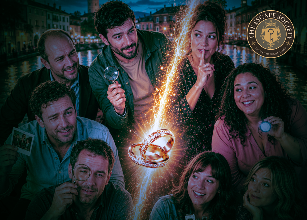 Gruppo alla ricerca delle fedi scomparse nel City Game La Notte del Mai Più